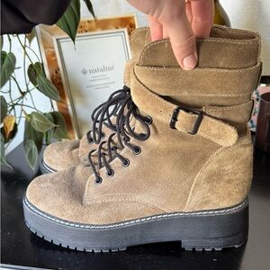 MATISSE Suede Lace-Up Boots